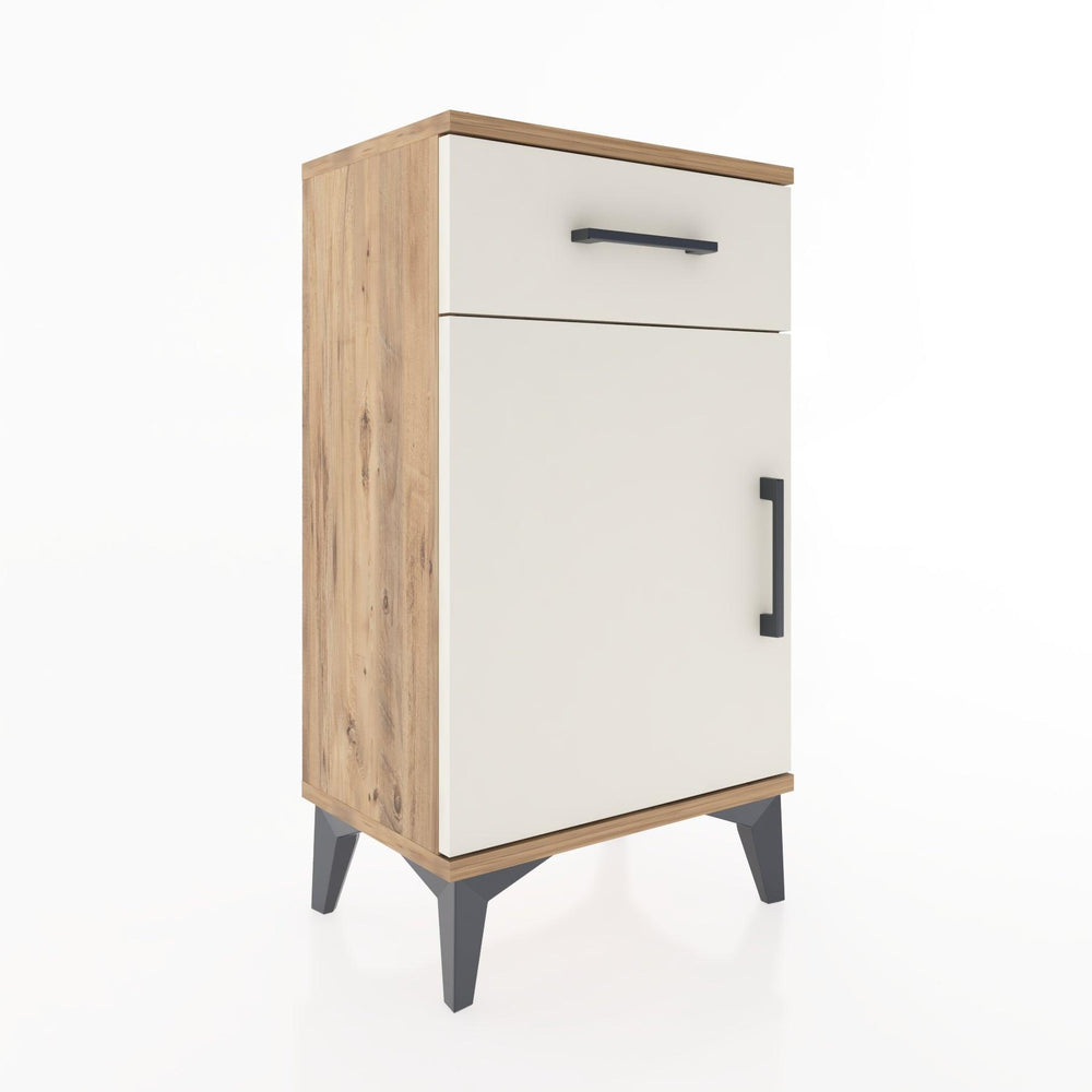 Woodntry Modüler Komodin Çekmece ve Kapaklı V4 44x30x68 cm Çam - Woodntry