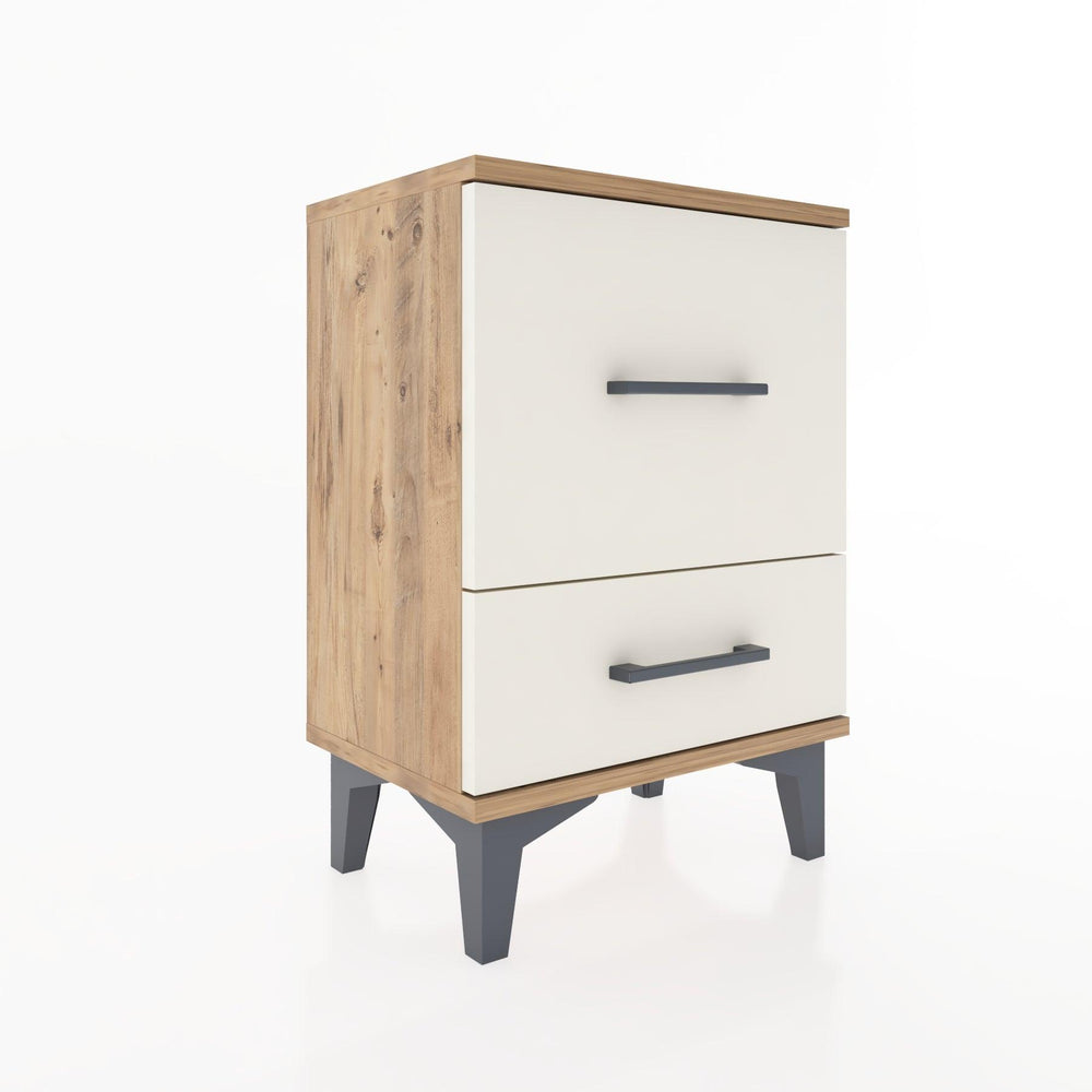 Woodntry Modüler Komodin Büyük ve Küçük Çekmece 44x30x52 cm Çam - Woodntry