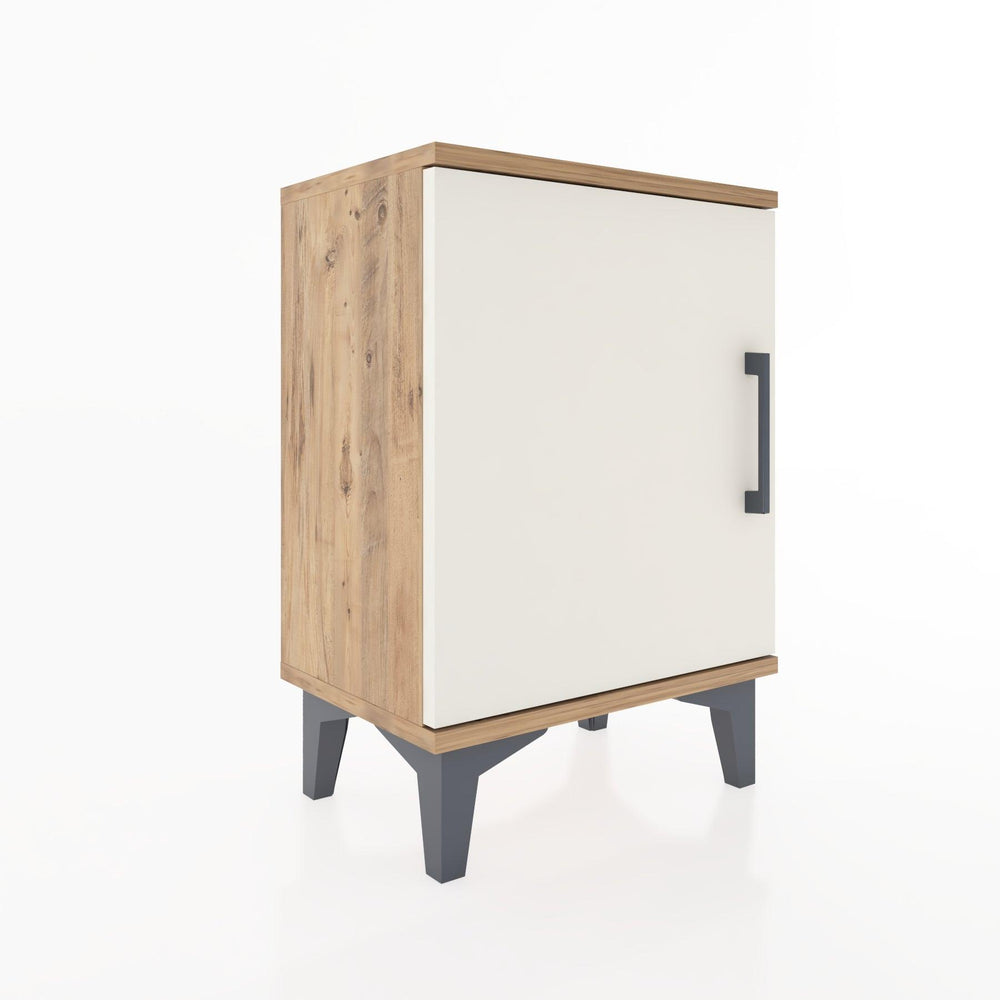 Woodntry Modüler Komodin Tek Kapaklı 44x30x52 cm Çam - Woodntry