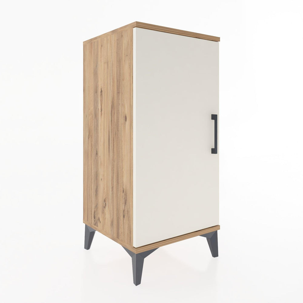 Woodntry Modüler Komodin Çam 44x44x84 cm Kapaklı K23-3