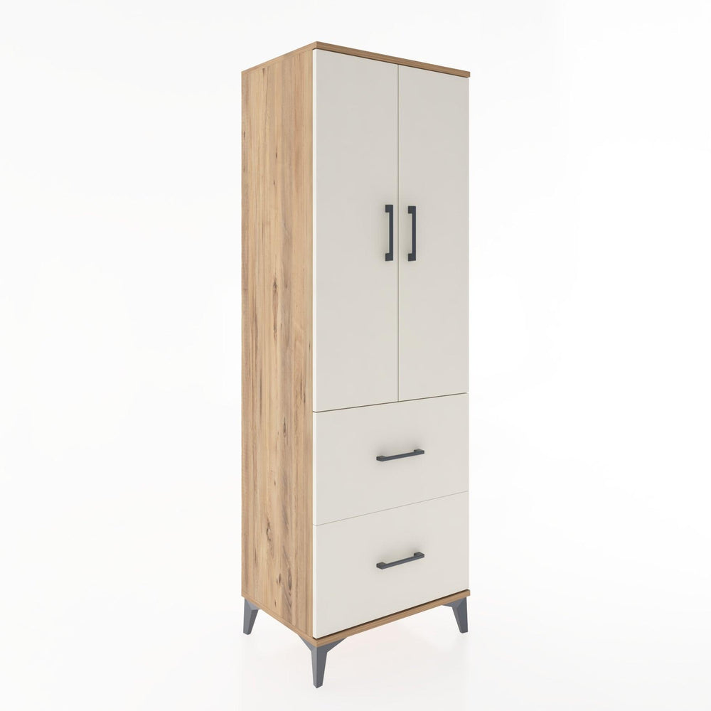 Woodntry Modular Cabinet Pine 60x44x170 cm with Doors and Drawers KC21-3