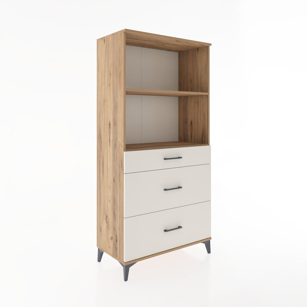 Woodntry Modular Cabinet Pine 88x44x170 cm with Drawers and Shelves CR48-3