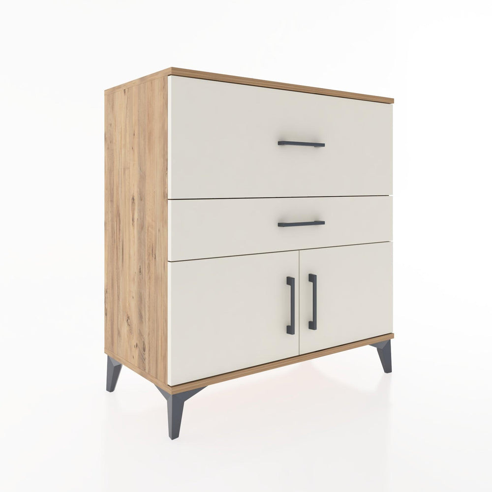 Woodntry Modular Dresser Pine 88x44x84 cm with Cover and Drawer KC105-3
