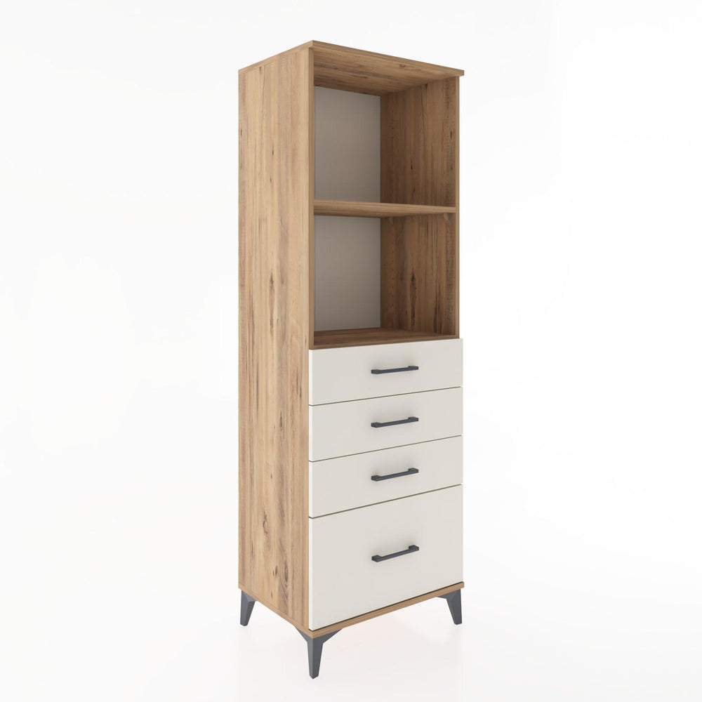 Woodntry Modular Cabinet Pine 60x44x170 cm with Drawers and Shelves CR41-3