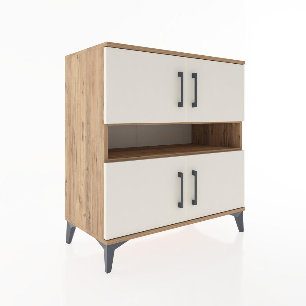 Woodntry Modular Dresser Pine 88x44x84 cm with Cover and Shelf KR104-3