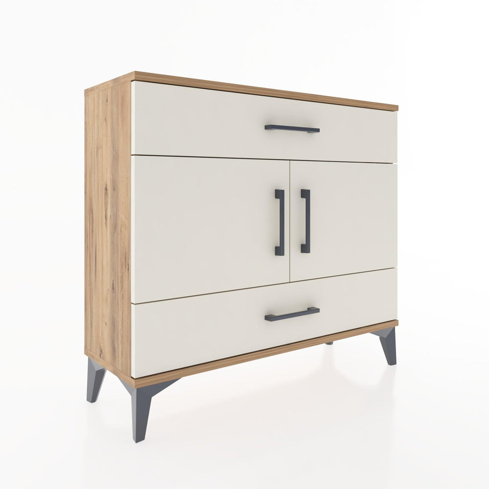 Woodntry Modüler Şifonyer Çekmece ve Kapaklı T2 88x30x94 cm Çam - Woodntry
