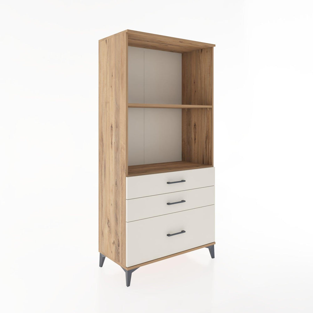 Woodntry Modular Cabinet Pine 88x44x170 cm with Drawers and Shelves CR42-3