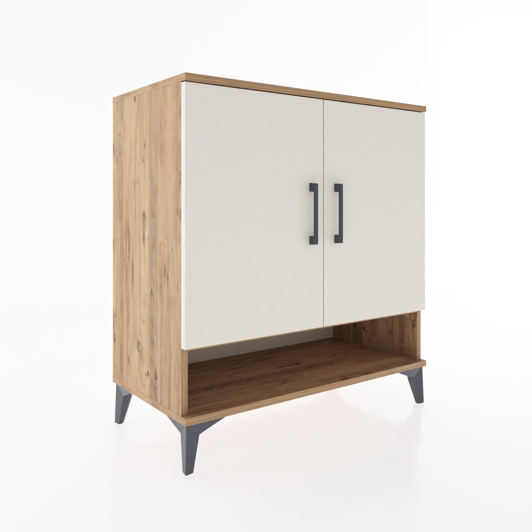 Woodntry Modular Dresser Pine 88x44x84 cm with Cover and Shelf KR74-3