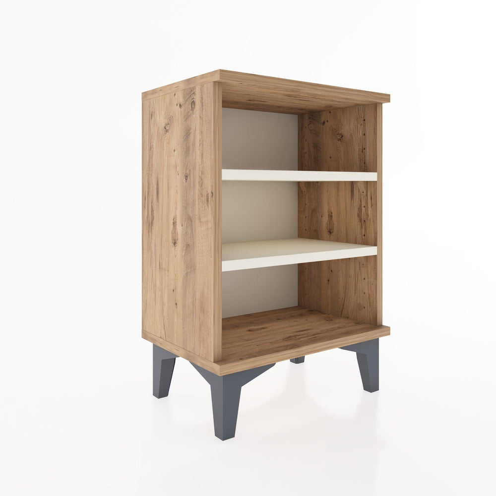 Woodntry Modüler Komodin Üç Raflı 44x30x52 cm Çam - Woodntry