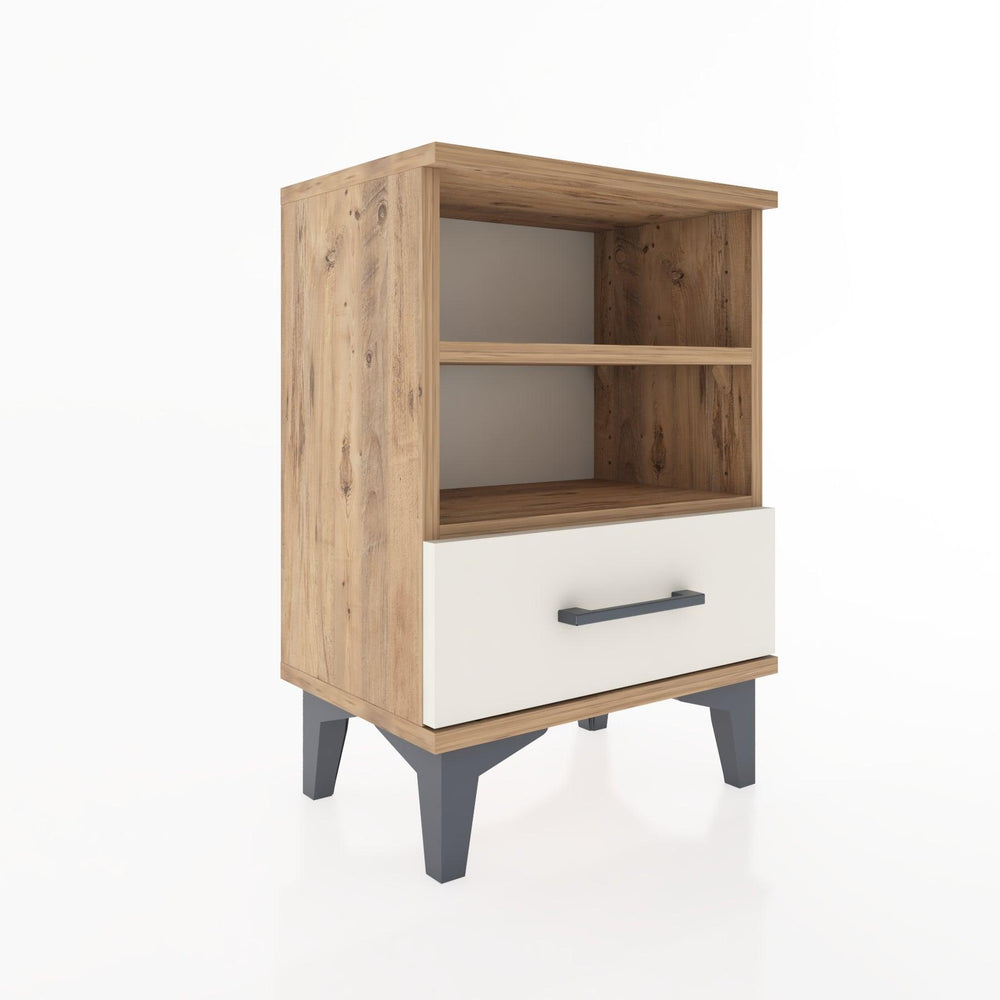 Woodntry Modüler Komodin Çift Raflı 44x30x52 cm Çam - Woodntry