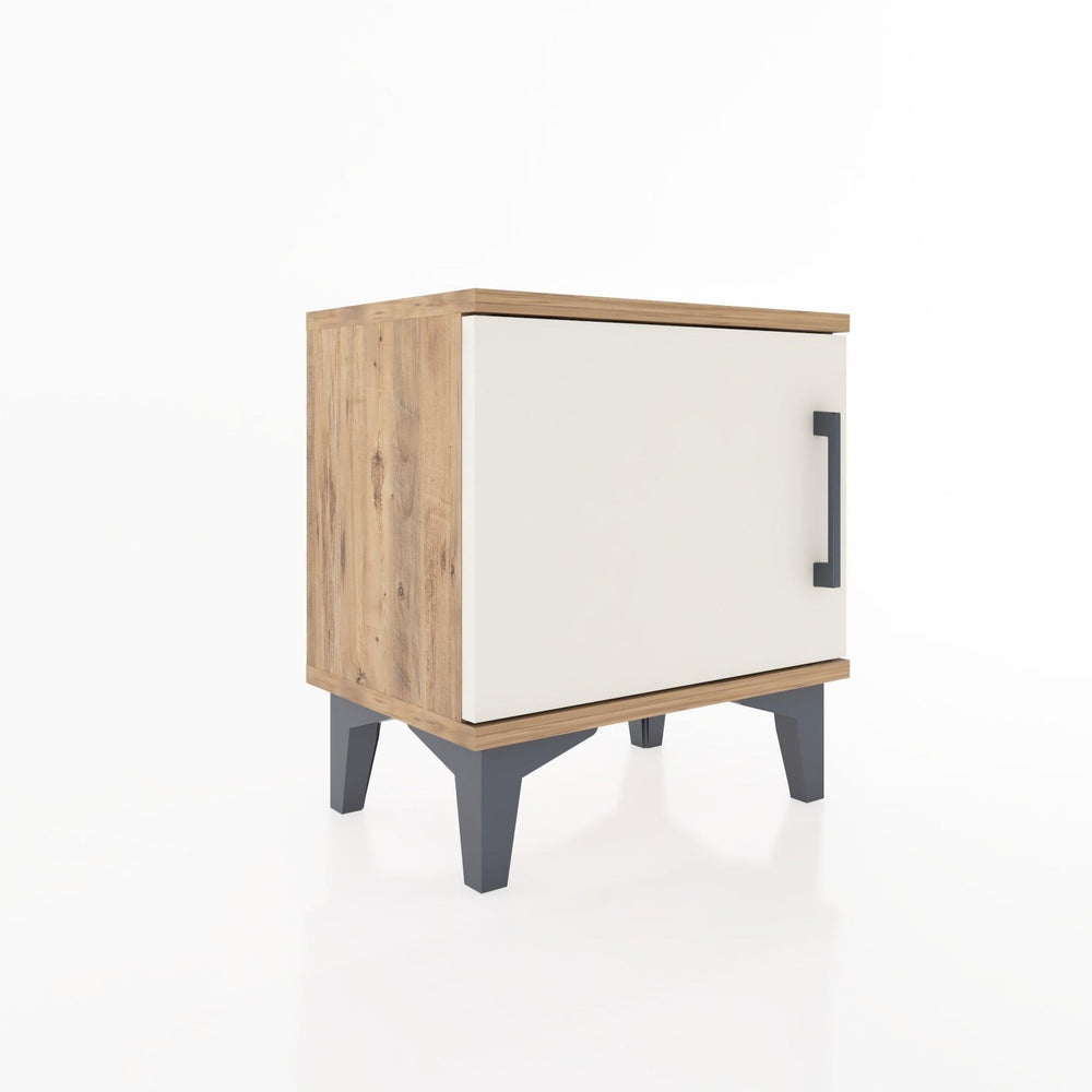 Woodntry Modüler Komodin Tek Kapaklı 44x30x36 cm Çam - Woodntry