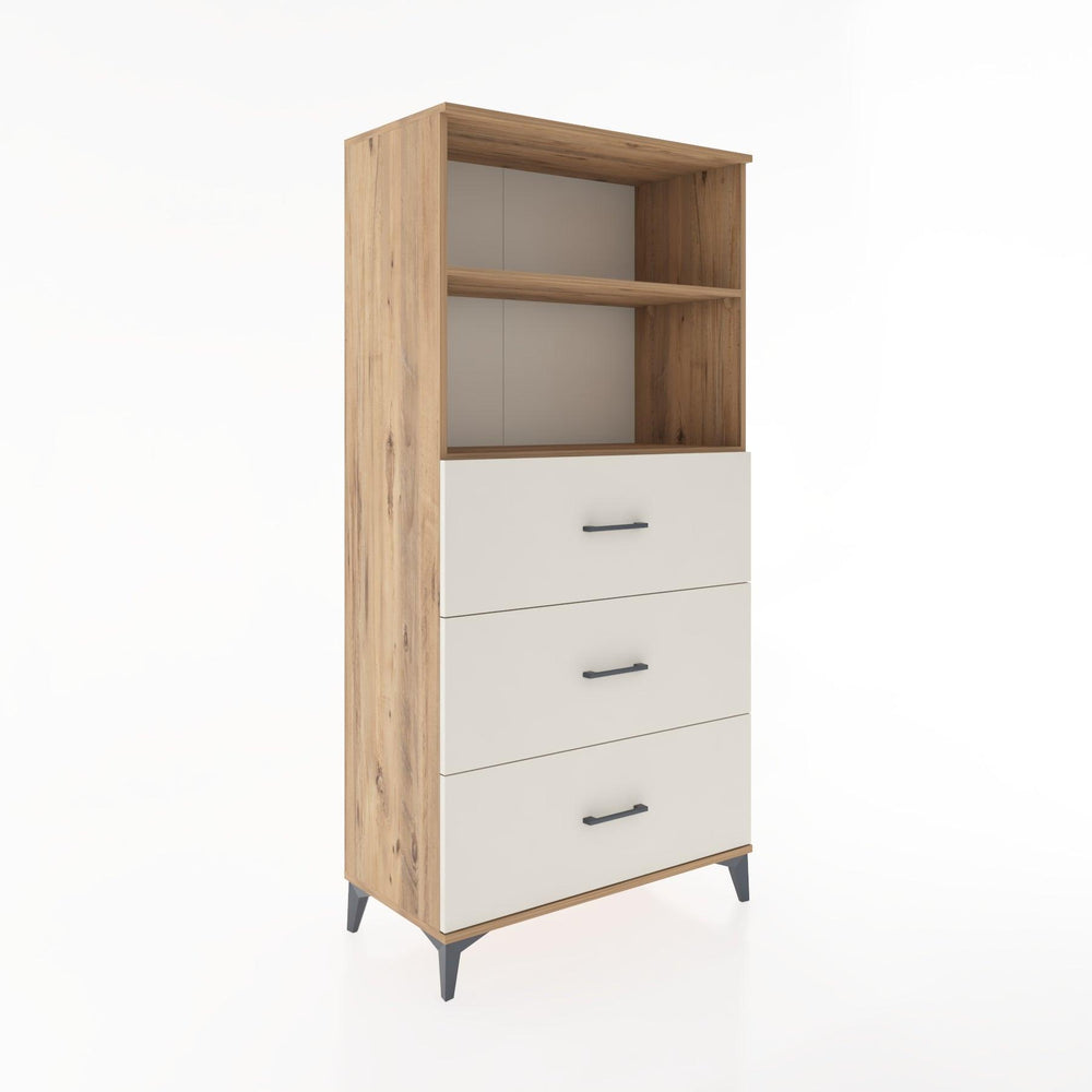 Woodntry Modular Cabinet Pine 88x44x170 cm with Drawers and Shelves CR52-3