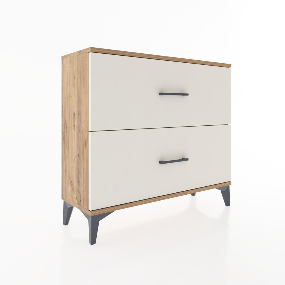 Woodntry Modüler Şifonyer İki Çekmeceli V4 88x30x68 cm Çam - Woodntry