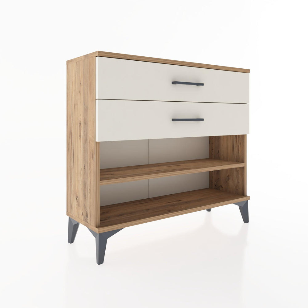 Woodntry Modüler Şifonyer İki Çekmeceli V1 88x30x68 cm Çam - Woodntry