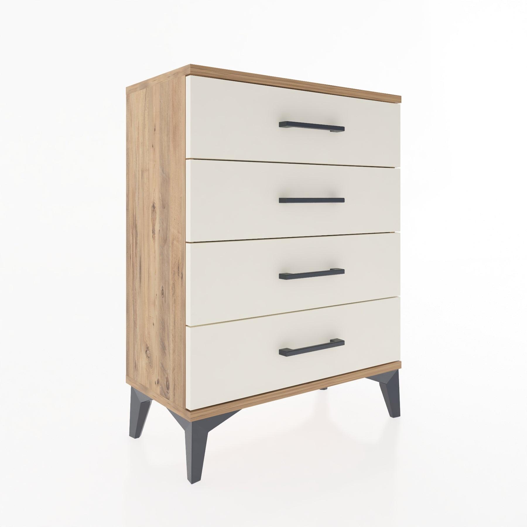 Woodntry Modular Nightstand Pine 60x30x68 cm Drawer C1-3