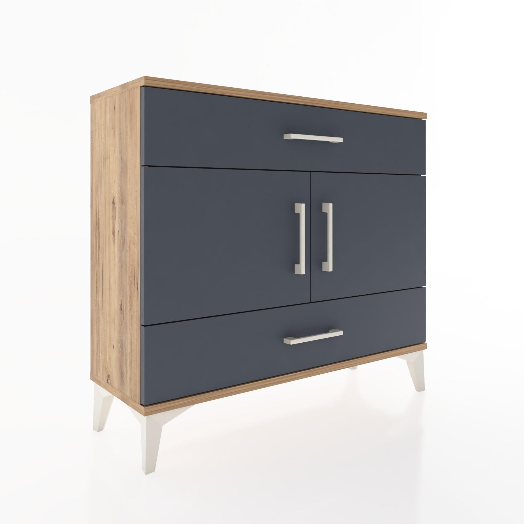 Woodntry Modüler Şifonyer Çekmece ve Kapaklı T2 88x30x94 cm Çam - Woodntry