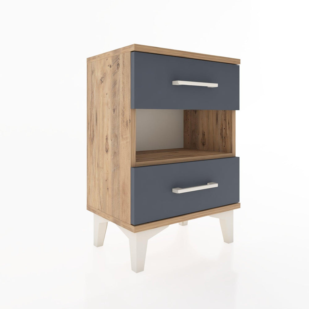 Woodntry Modüler Komodin Çekmece ve Raf 44x30x52 cm Çam - Woodntry