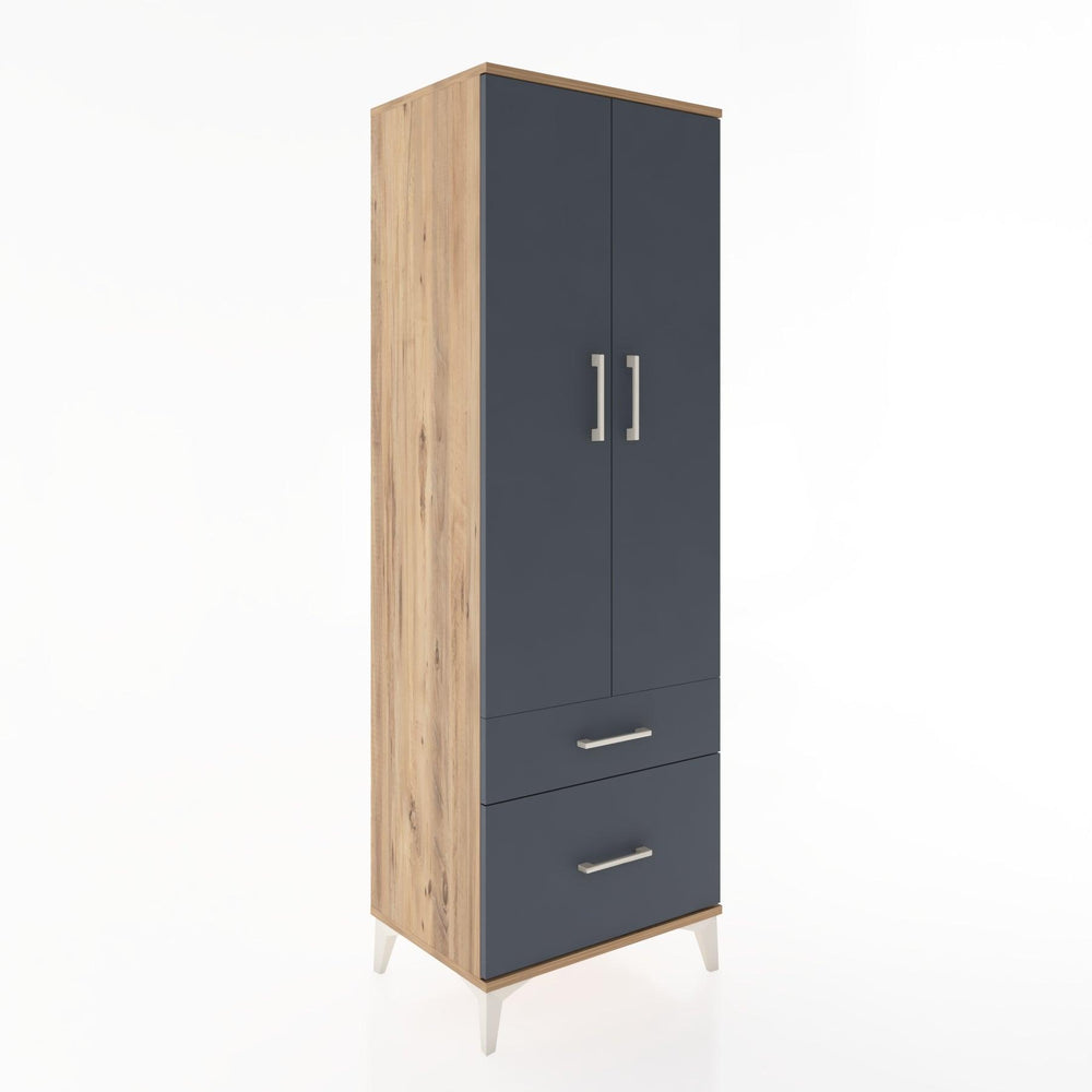 Woodntry Modular Cabinet Pine 60x44x170 cm with Doors and Drawers KC15-3