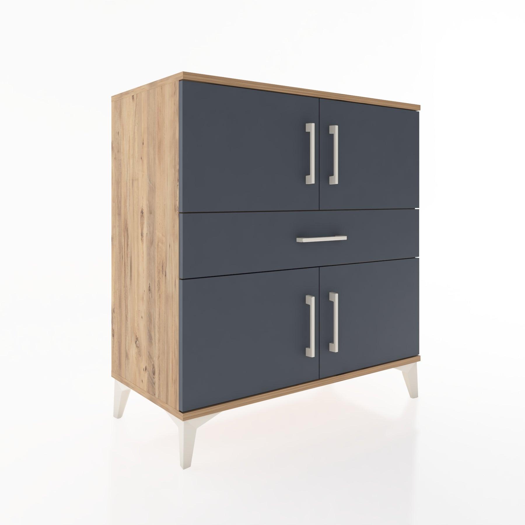 Woodntry Modular Dresser Pine 88x44x84 cm with Cover and Drawer KC101-3