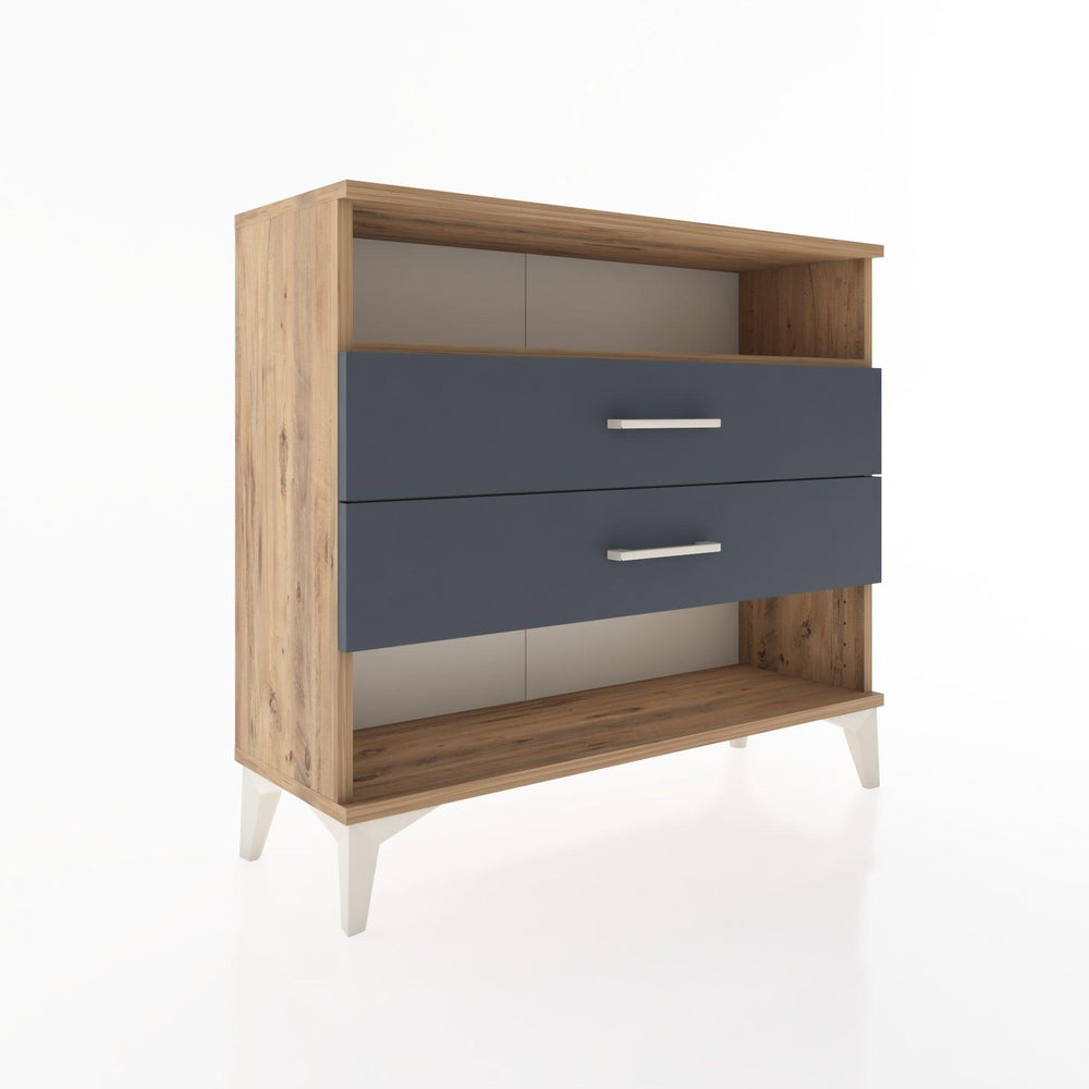 Woodntry Modüler Şifonyer İki Çekmeceli V3 88x30x68 cm Çam - Woodntry