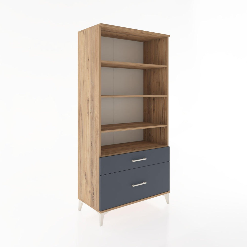 Woodntry Modular Cabinet Pine 88x44x170 cm with Drawers and Shelves CR43-3
