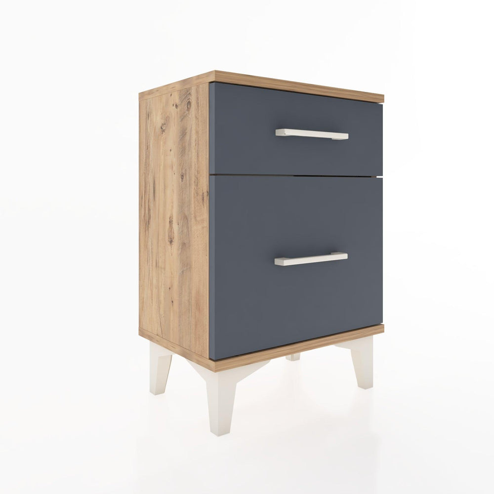 Woodntry Modüler Komodin Küçük ve Büyük Çekmece 44x30x52 cm Çam - Woodntry