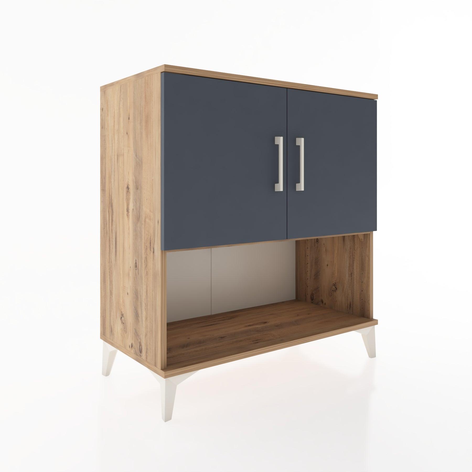 Woodntry Modular Dresser Pine 88x44x84 cm with Cover and Shelf KR43-3