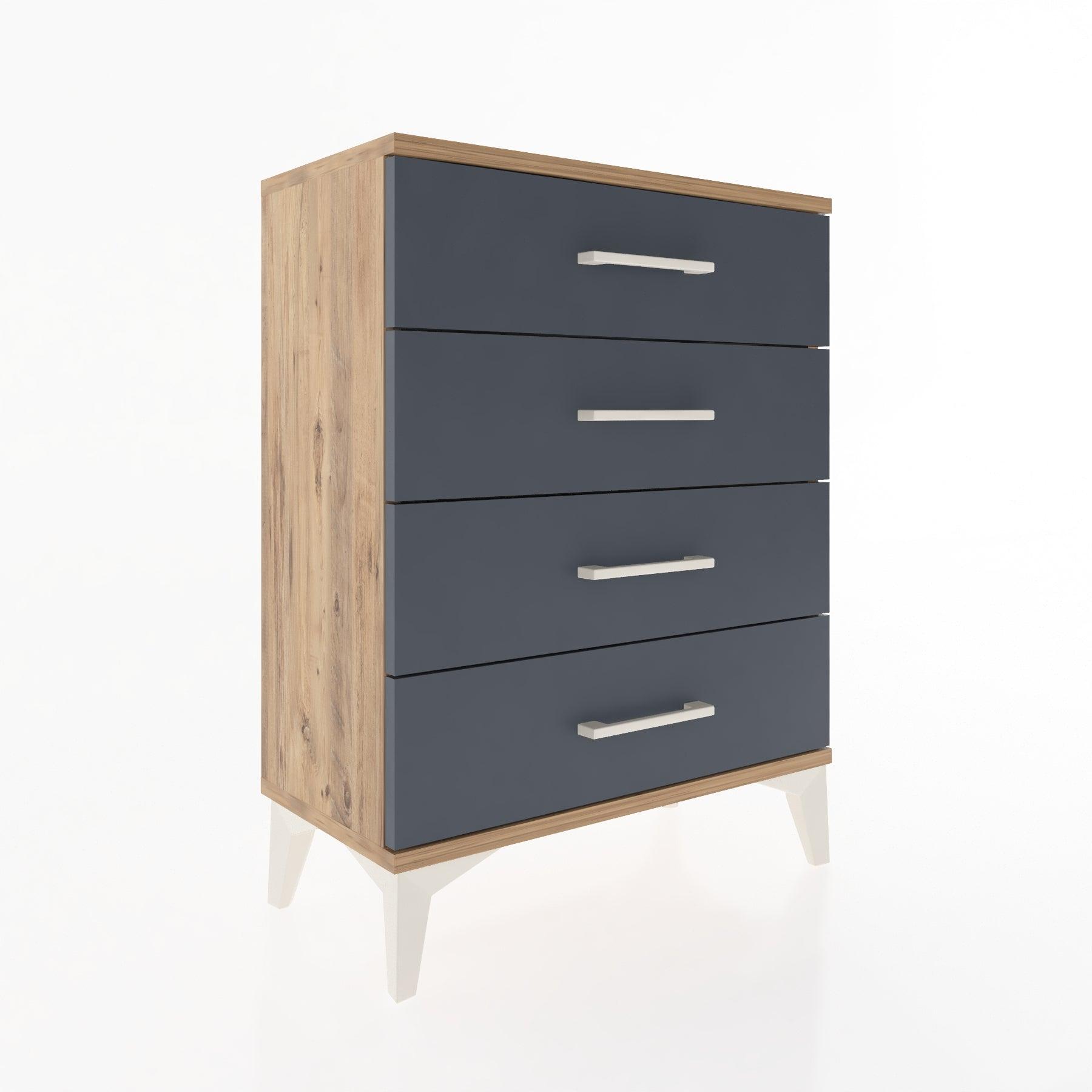 Woodntry Modular Nightstand Pine 60x30x68 cm Drawer C1-3