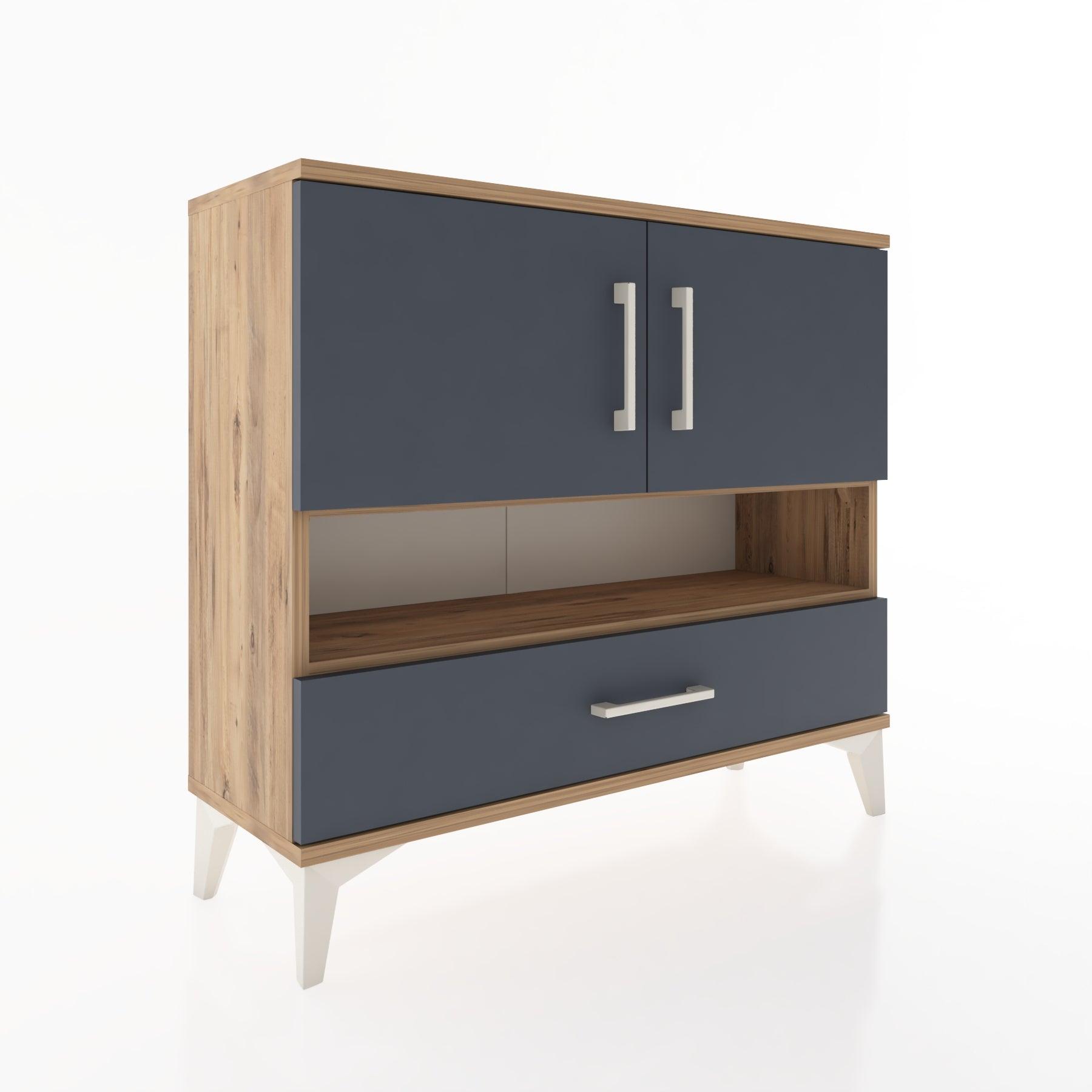 Woodntry Modüler Şifonyer Çam 88x30x68 cm Fonksiyonel F37-3
