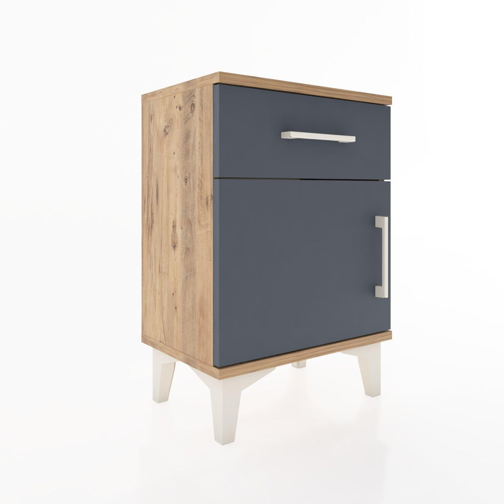 Woodntry Modüler Komodin Çekmece ve Kapaklı 44x30x52 cm Çam - Woodntry