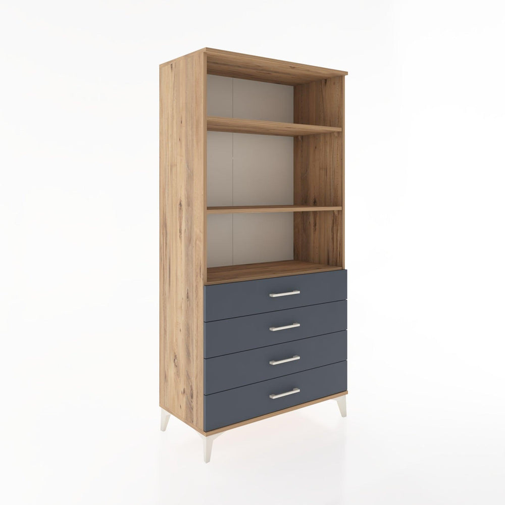 Woodntry Modular Cabinet Pine 88x44x170 cm with Drawers and Shelves CR36-3