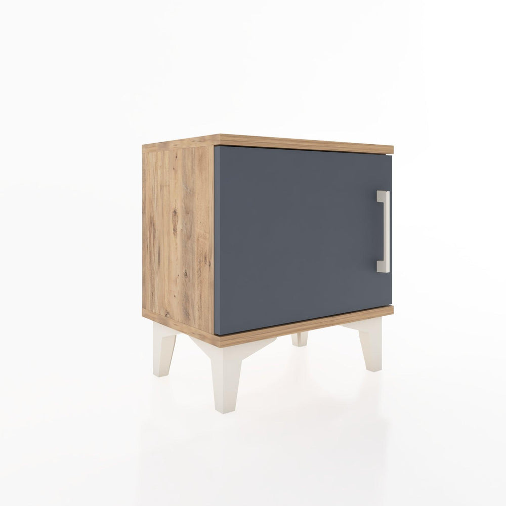 Woodntry Modüler Komodin Tek Kapaklı 44x30x36 cm Çam - Woodntry