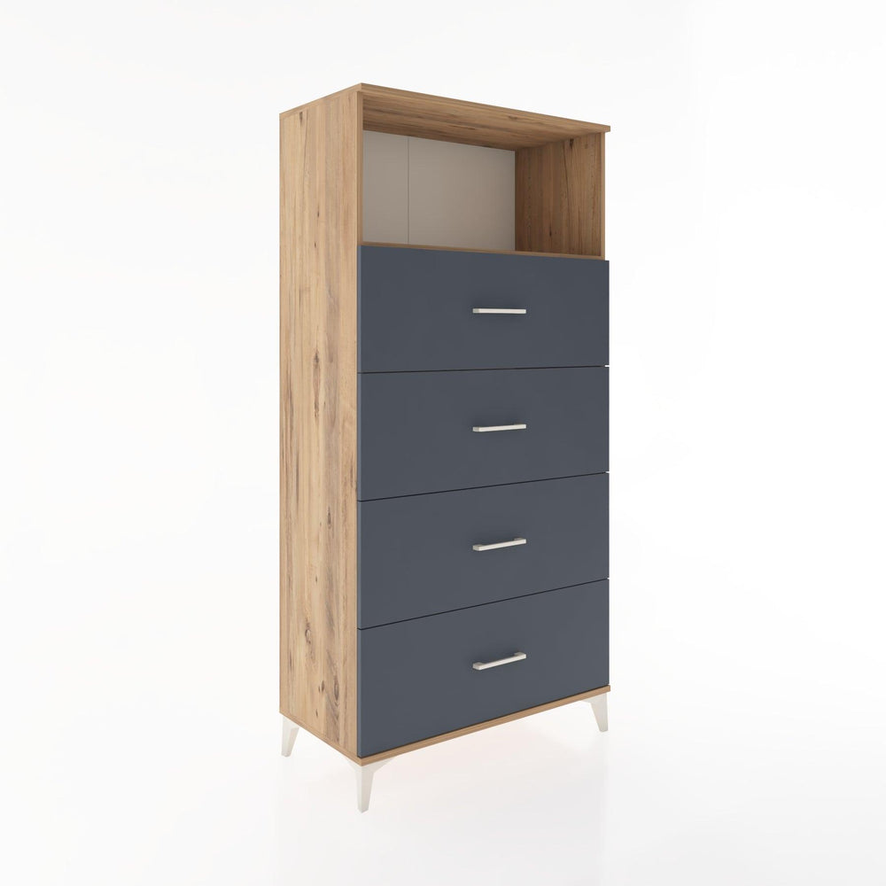 Woodntry Modular Cabinet Pine 88x44x170 cm with Drawers and Shelves CR53-3