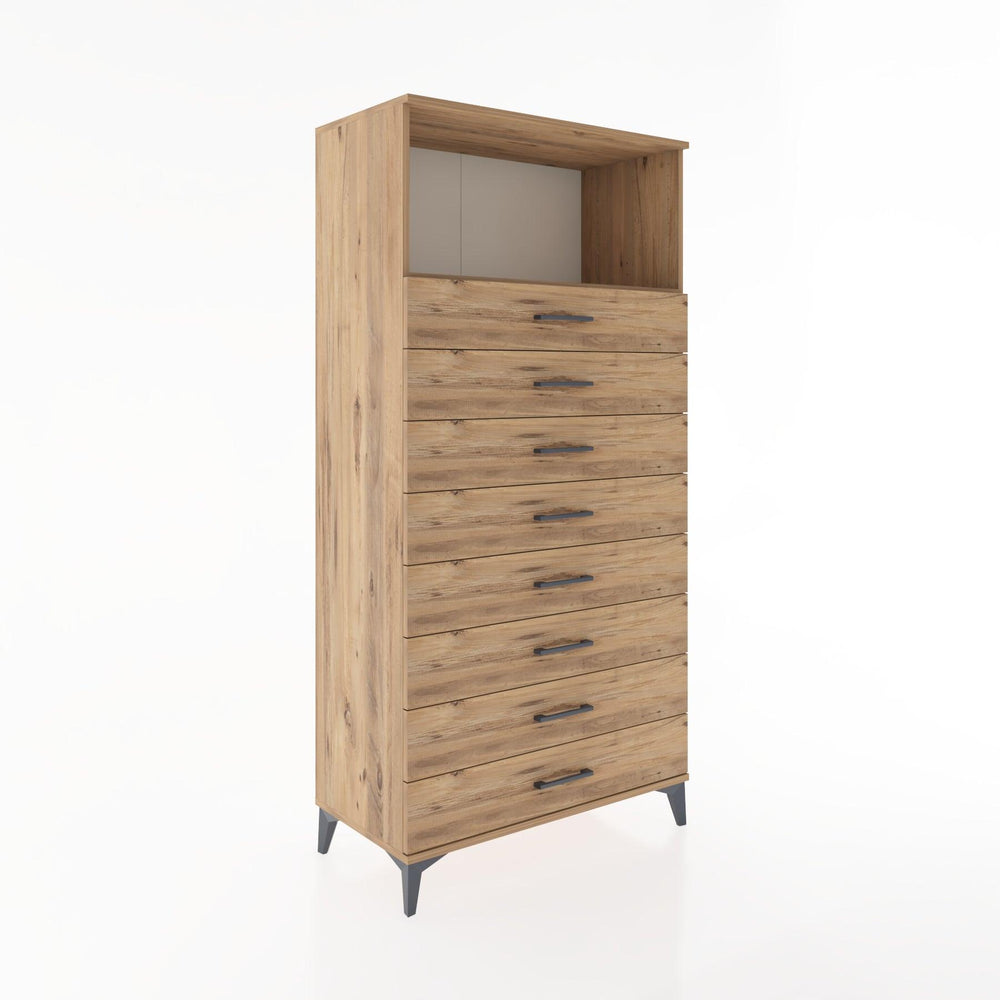 Woodntry Modular Cabinet Pine 88x44x170 cm with Drawers and Shelves CR32-3