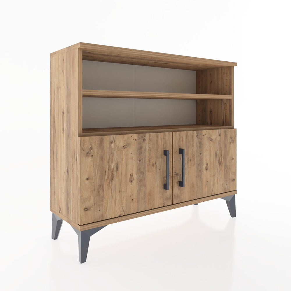 Woodntry Modüler Şifonyer Çekmece Raf Kapaklı 88x30x68 cm Aytaşı - Woodntry