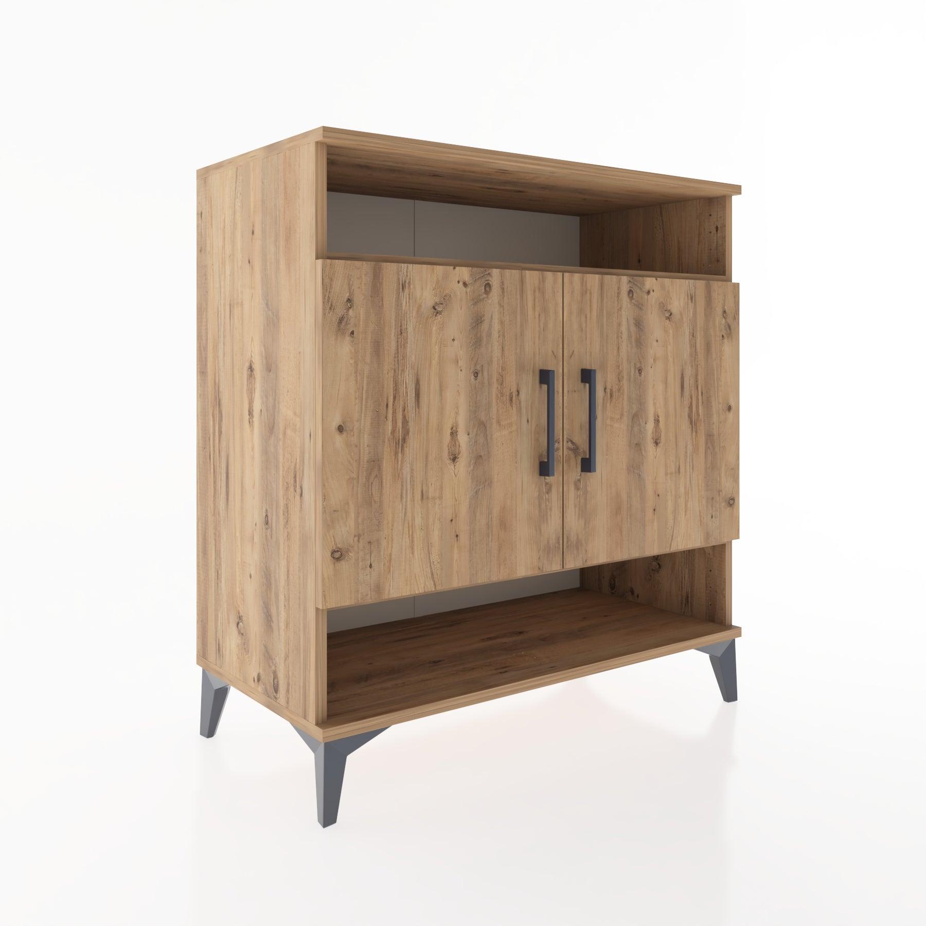 Woodntry Modular Dresser Pine 88x44x84 cm with Cover and Shelf KR67-3