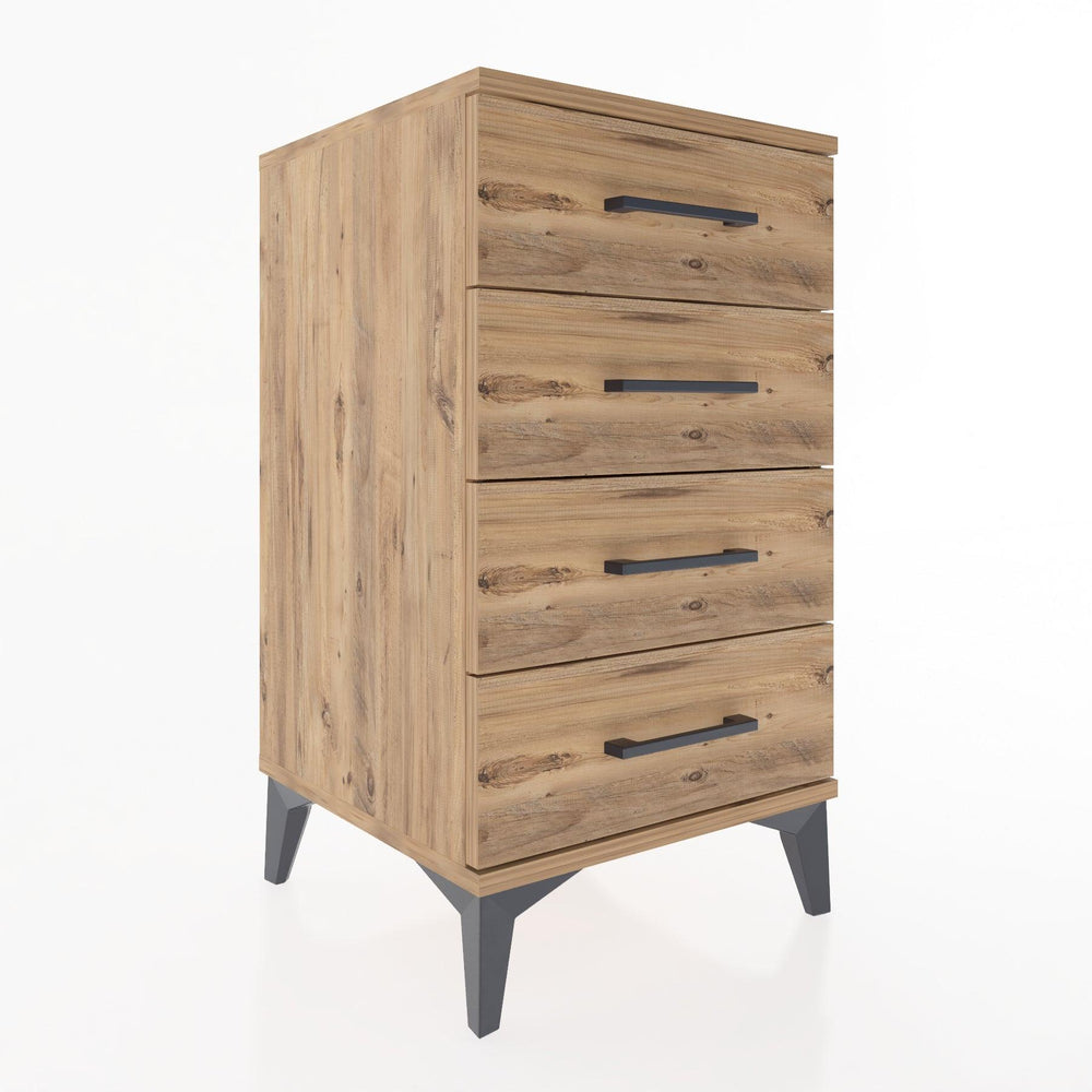 Woodntry Modular Nightstand Pine 44x44x68 cm Drawer C1-3