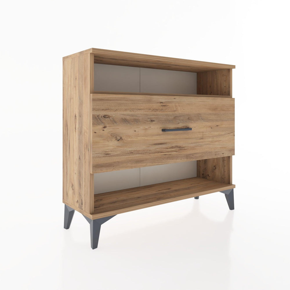 Woodntry Modüler Şifonyer Raf ve Çekmece V2 88x30x68 cm Çam - Woodntry