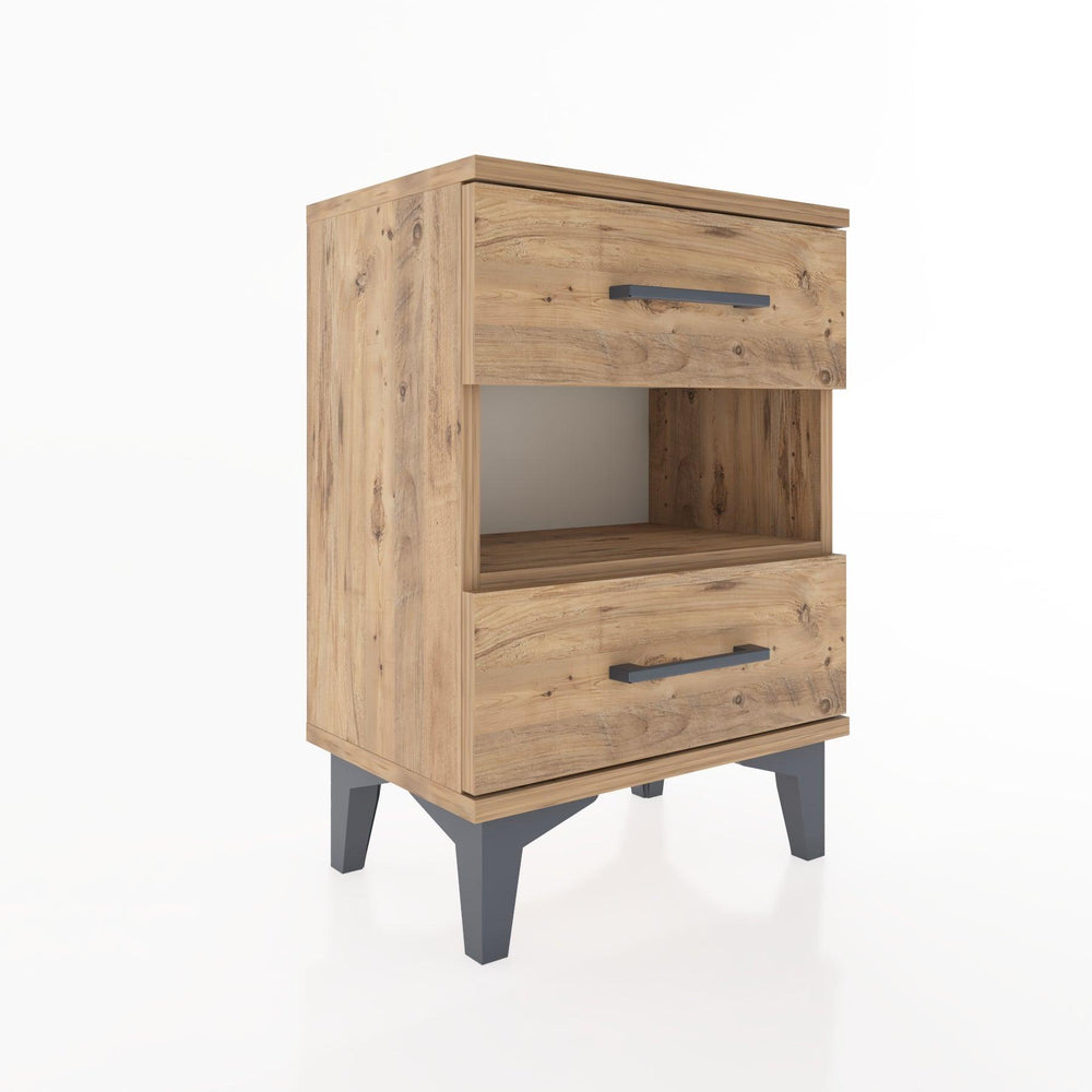 Woodntry Modüler Komodin Çekmece ve Raf 44x30x52 cm Çam - Woodntry