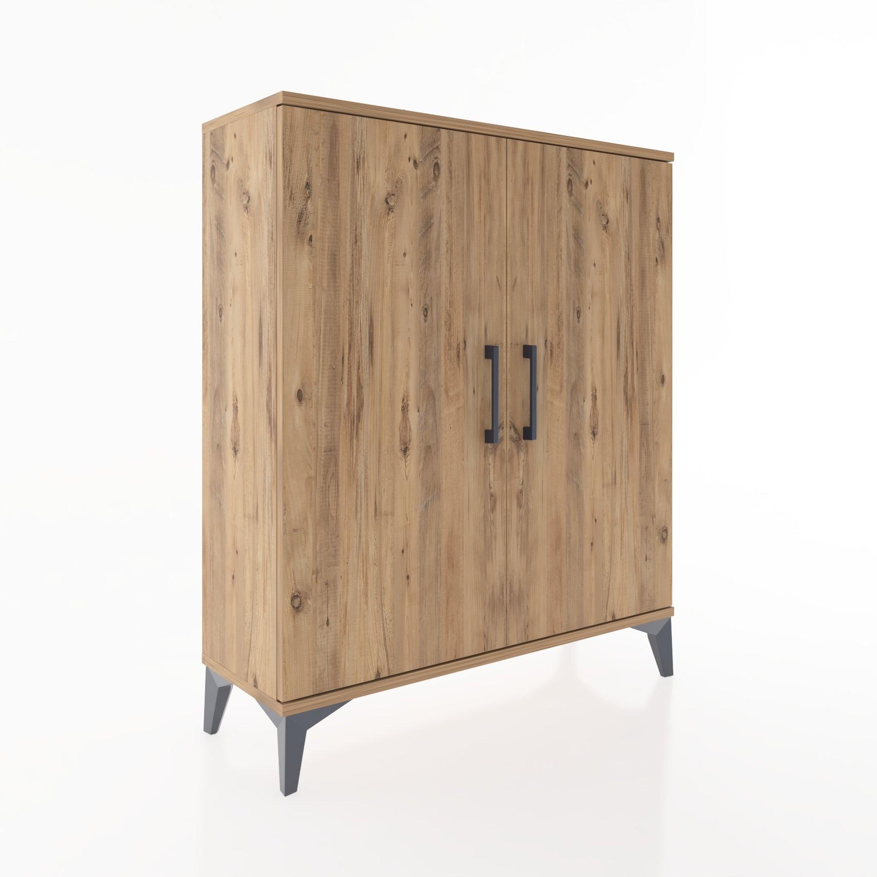 Woodntry Modüler Şifonyer Çam 88x30x94 cm Kapaklı K4-3