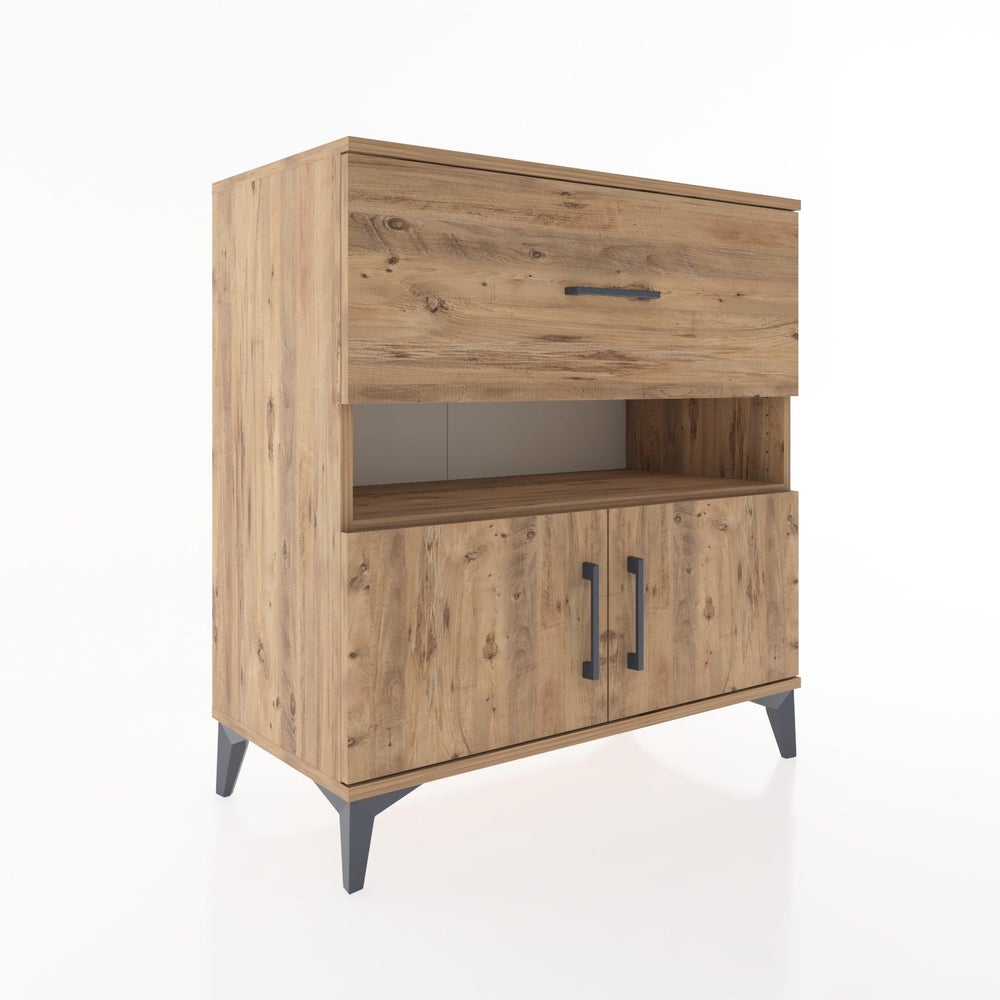 Woodntry Modüler Şifonyer Çam 88x44x84 cm Fonksiyonel F107-3