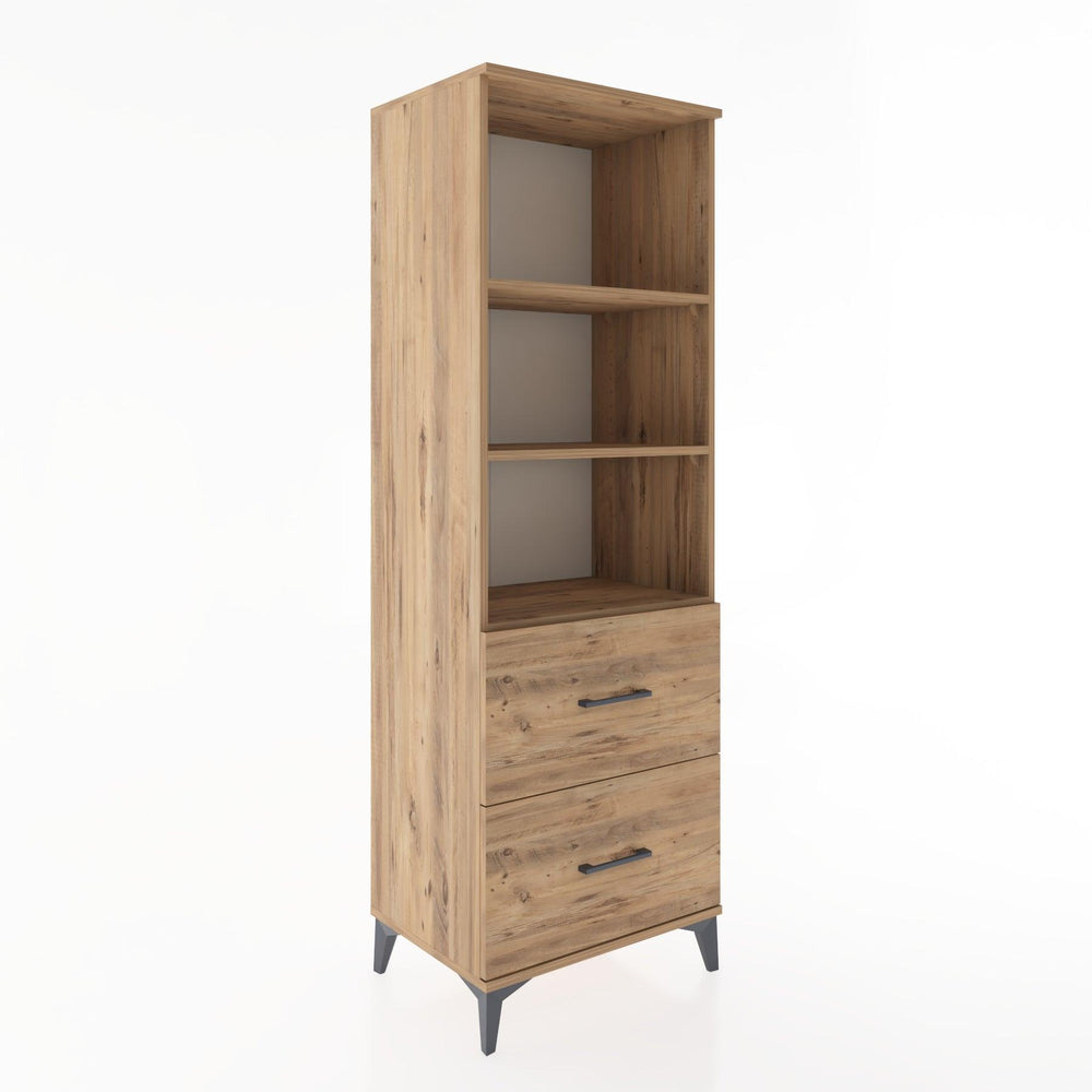 Woodntry Modular Cabinet Pine 60x44x170 cm with Drawers and Shelves CR48-3