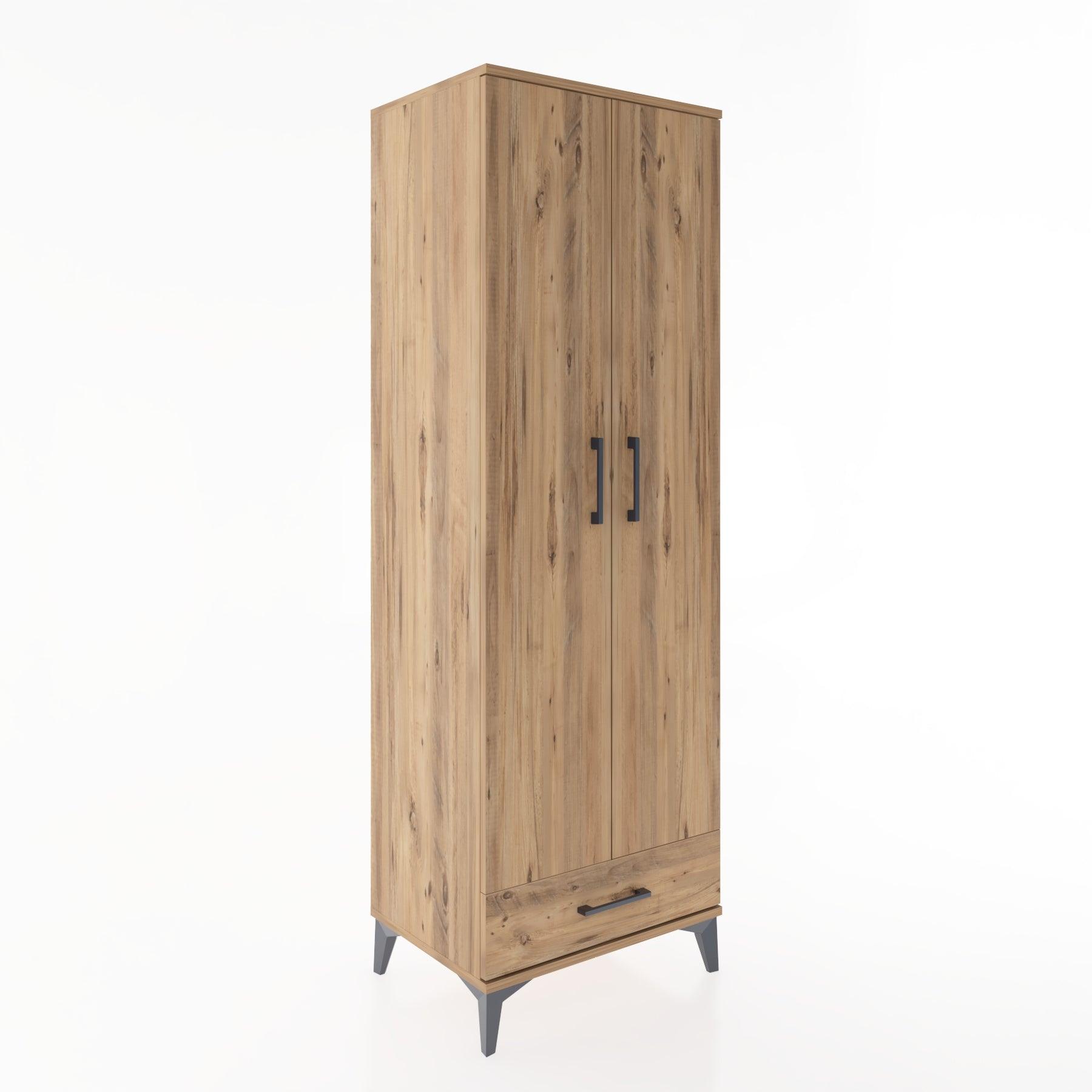 Woodntry Modular Cabinet Pine 60x44x170 cm with Doors and Drawers KC30-3