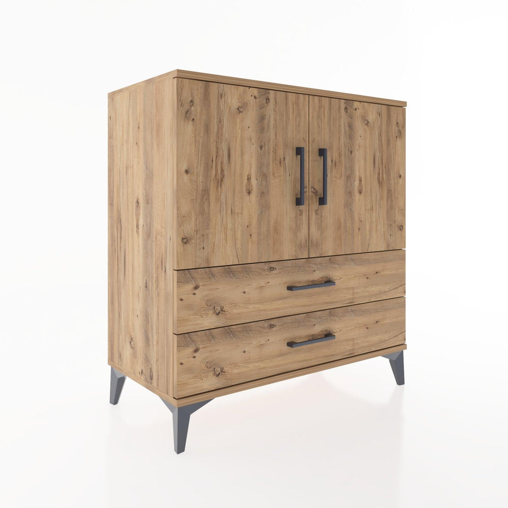 Woodntry Modular Dresser Pine 88x44x84 cm with Cover and Drawer KC23-3