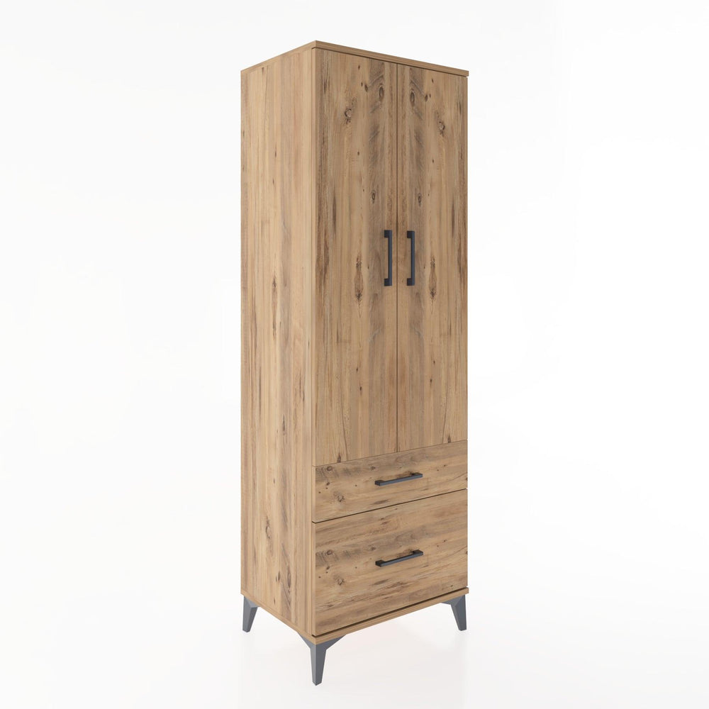 Woodntry Modular Cabinet Pine 60x44x170 cm with Doors and Drawers KC15-3