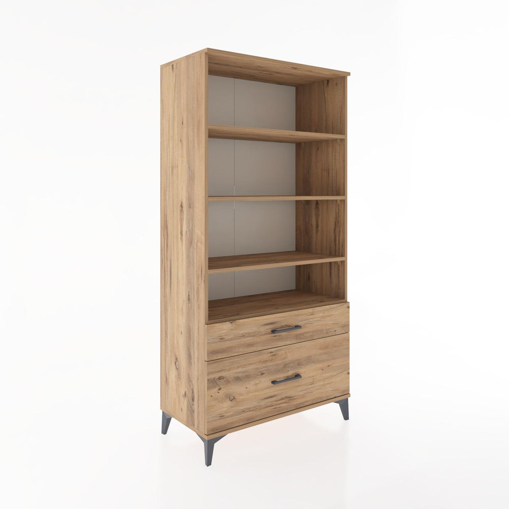 Woodntry Modular Cabinet Pine 88x44x170 cm with Drawers and Shelves CR43-3