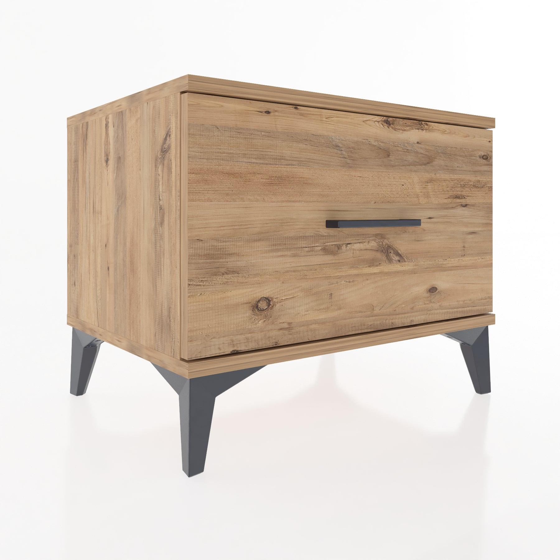 Woodntry Modular Nightstand Pine 60x44x68 cm Drawer C1-3