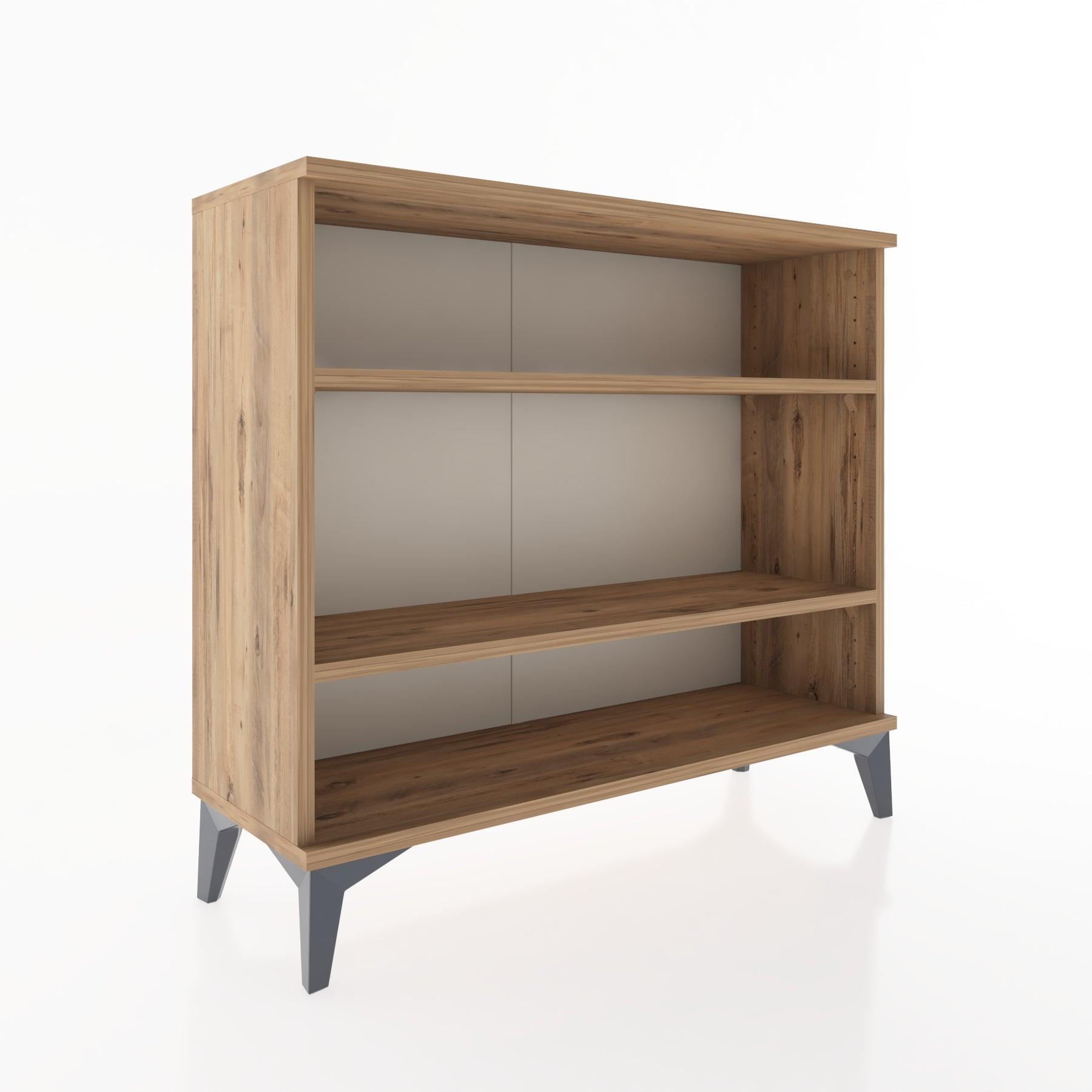 Woodntry Modüler Şifonyer İki Raflı 88x30x68 cm Çam - Woodntry
