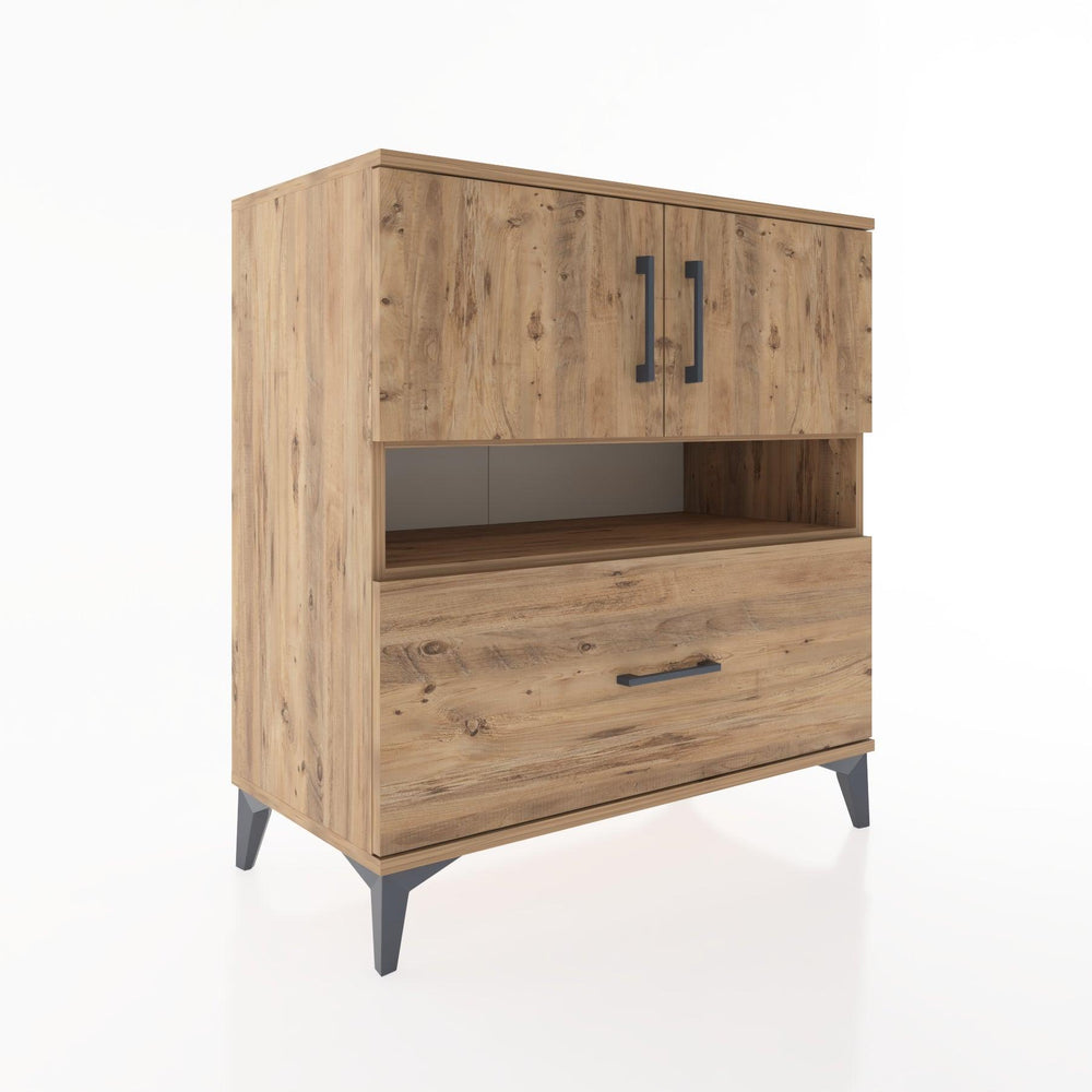 Woodntry Modüler Şifonyer Çam 88x44x84 cm Fonksiyonel F111-3