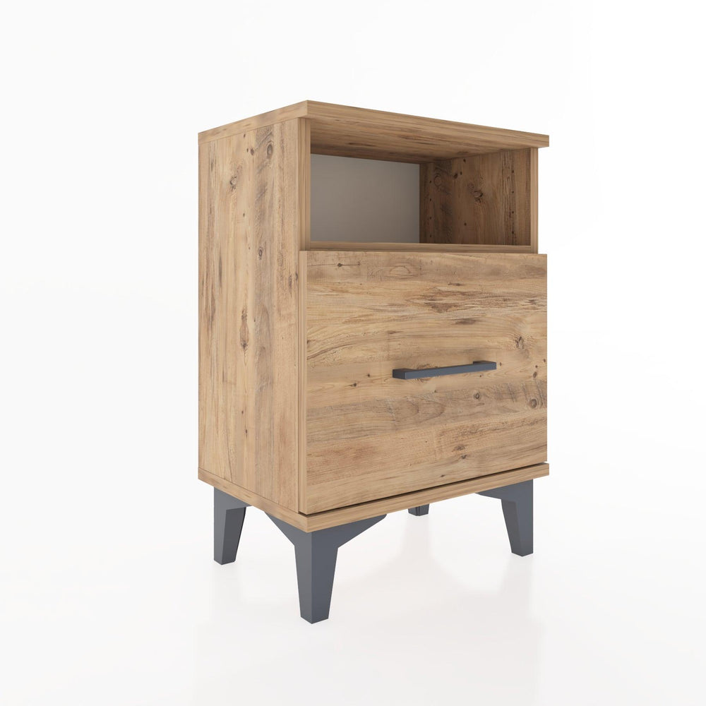 Woodntry Modüler Komodin Raf ve Çekmece 44x30x52 cm Çam - Woodntry